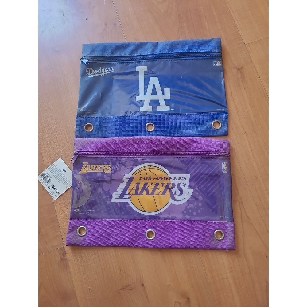 Lakers/Dodgers pencil pouch